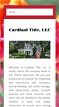 Mobile Screenshot of cardinaltitle.org
