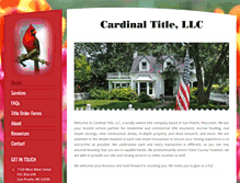 Tablet Screenshot of cardinaltitle.org